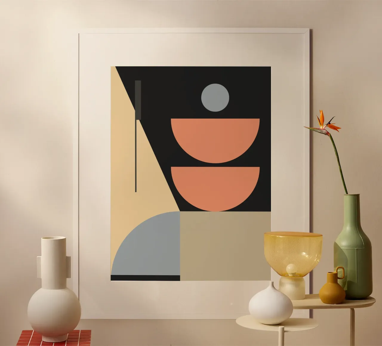 Formes abstraites minimales 45 poster de Gaite