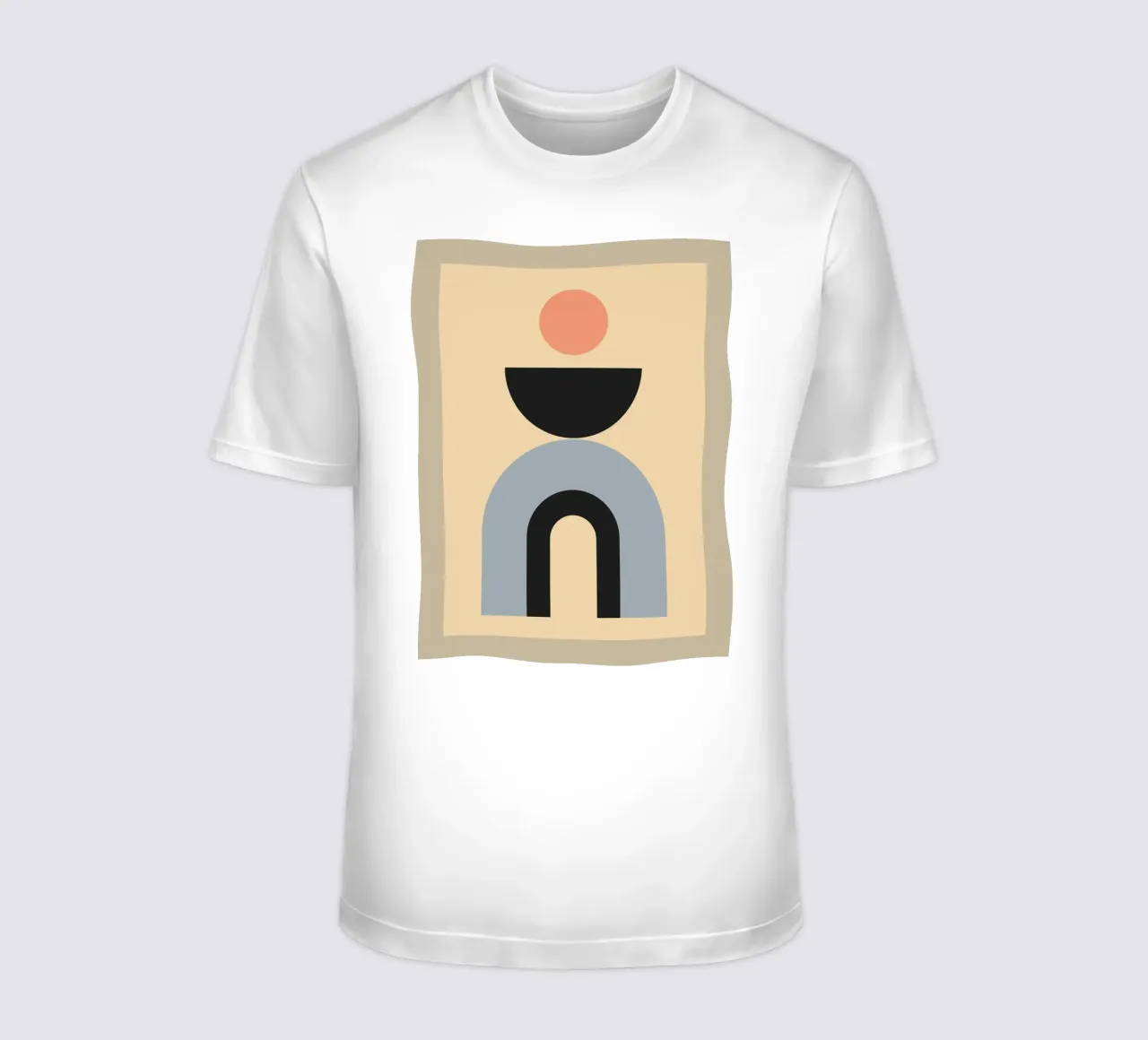 Minimal Abstract Shapes 47 t-shirt by Gaite