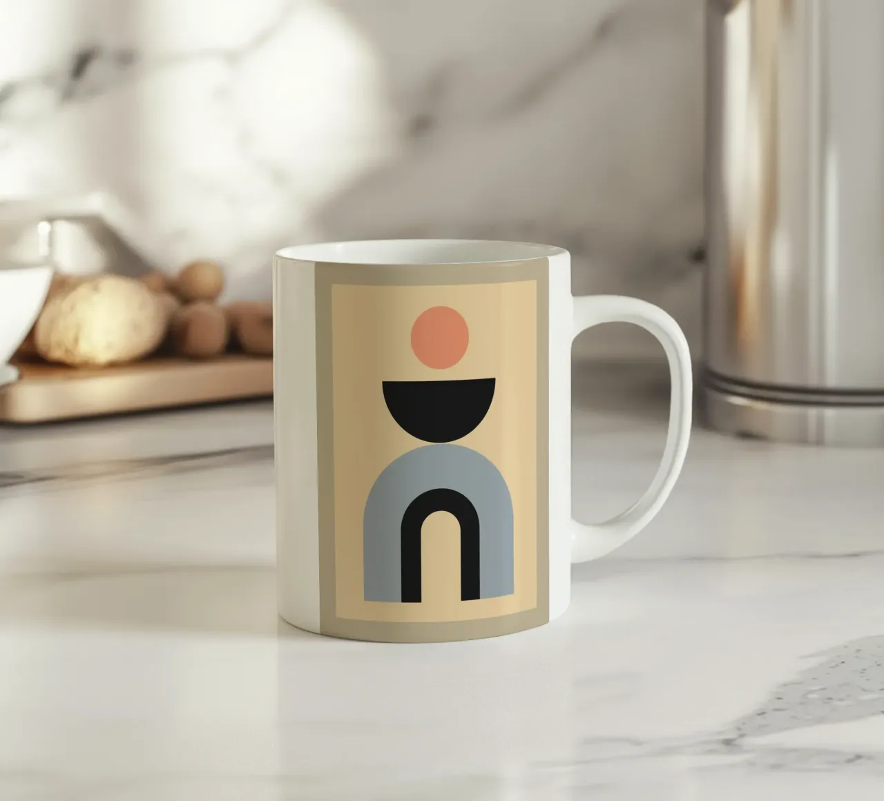 Forme astratte minimali 47 tazza in ceramica da Gaite