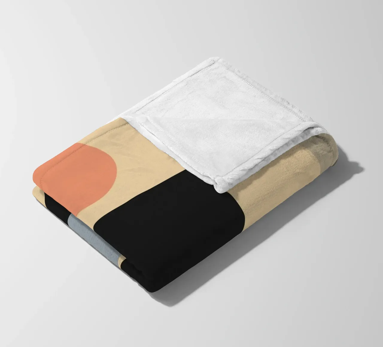 Minimal Abstract Shapes 47 fleece blanket by Gaite