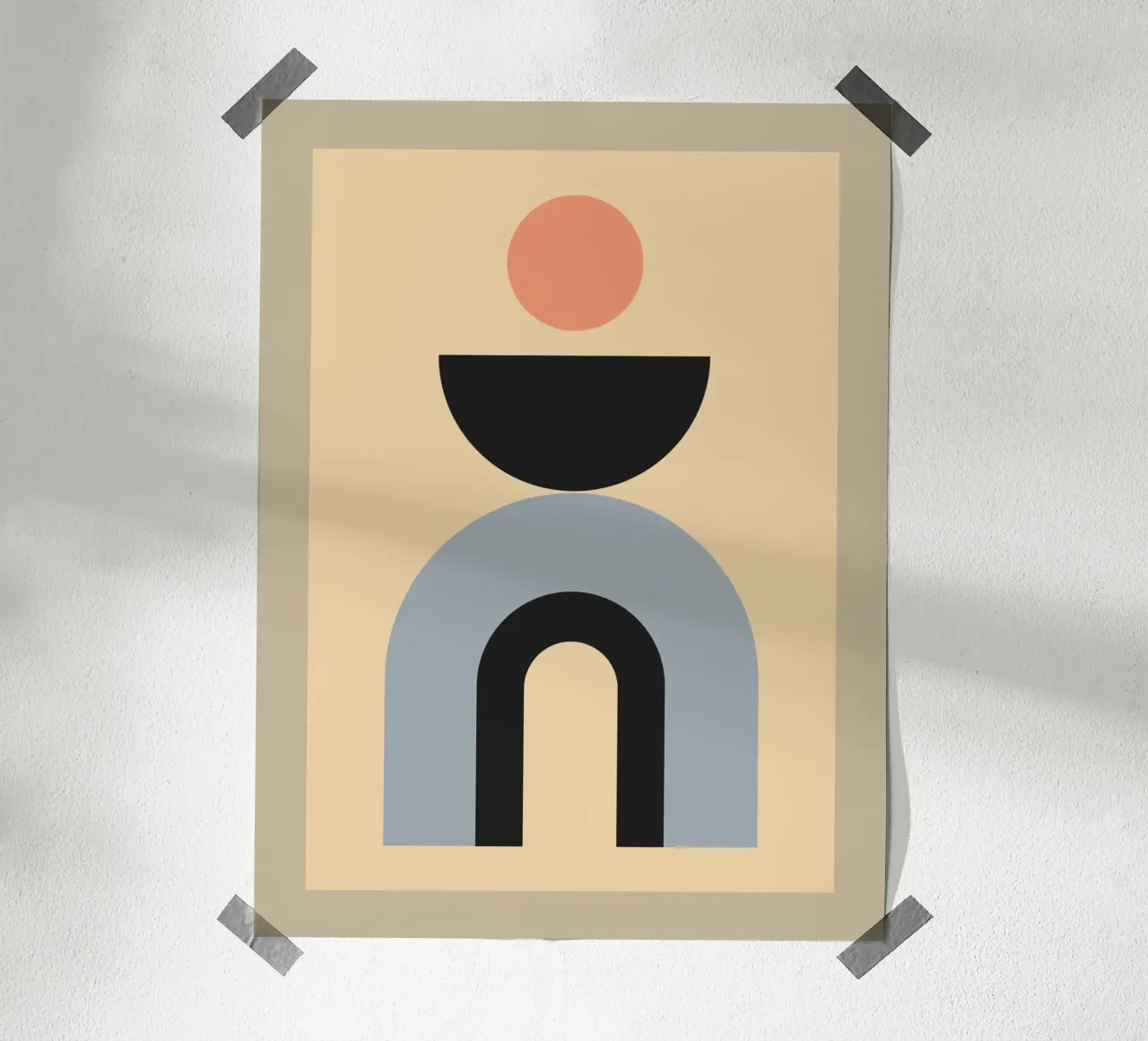 Forme astratte minimali 47 carta hahnemühle da Gaite