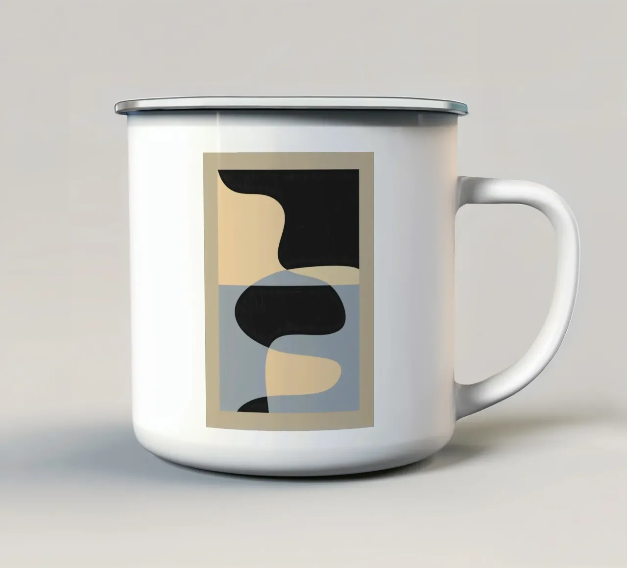 Astrazione 47 tazza in smalto da Gaite