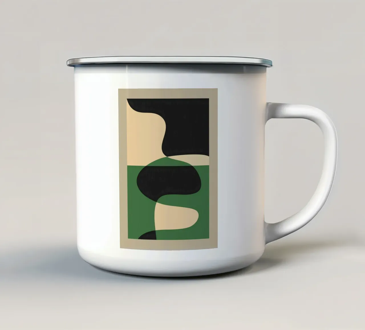 Astrazione 49 tazza in smalto da Gaite