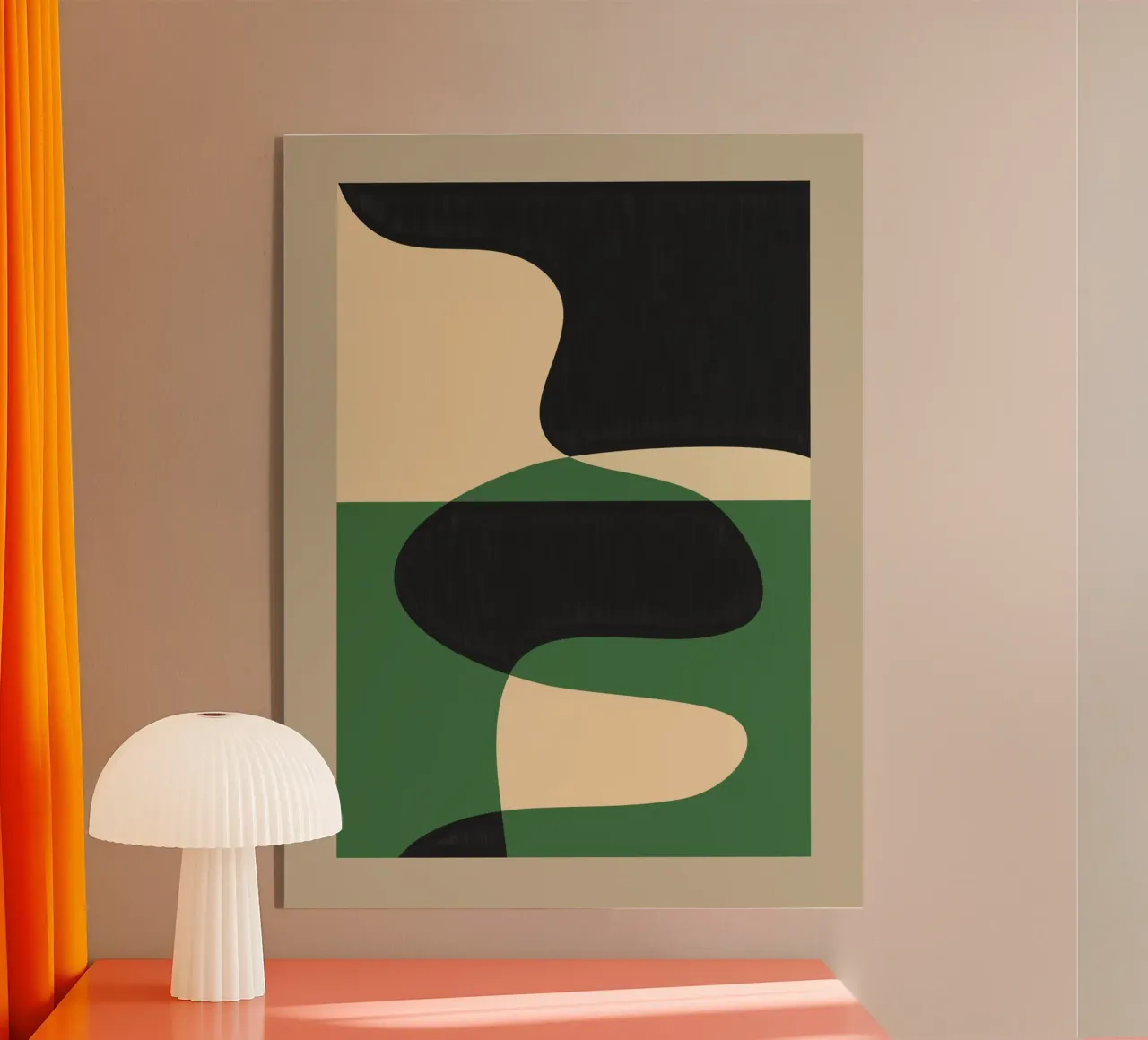 Abstractie 49 acryl van Gaite