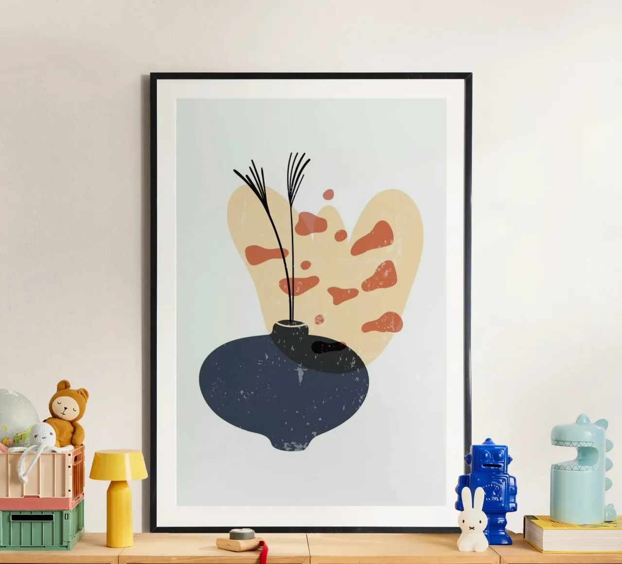 Terracotta Gourd poster by Pure