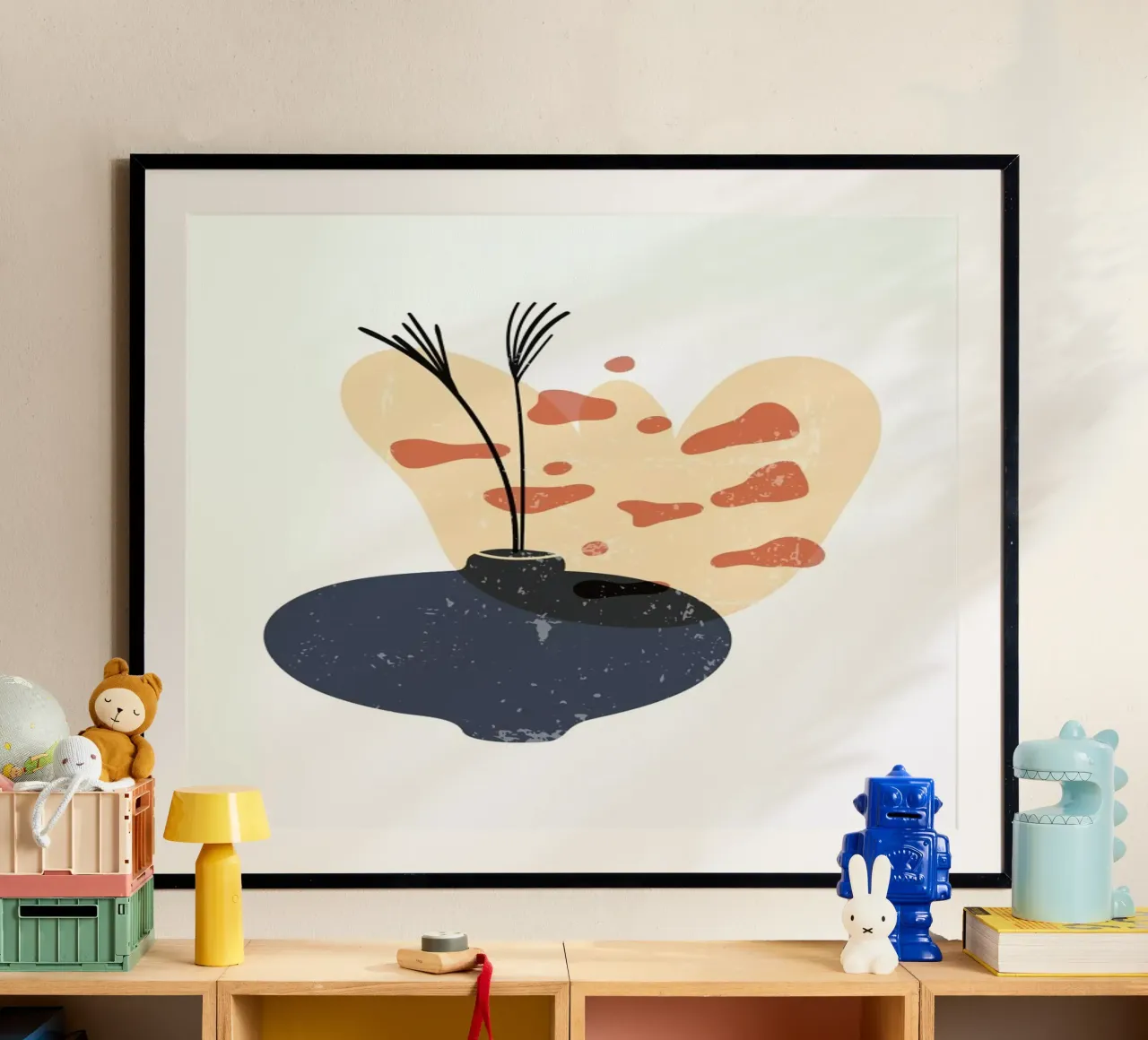 Terracotta Gourd poster by Pure
