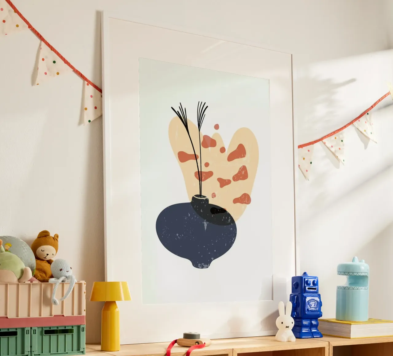 Terracotta Gourd poster by Pure