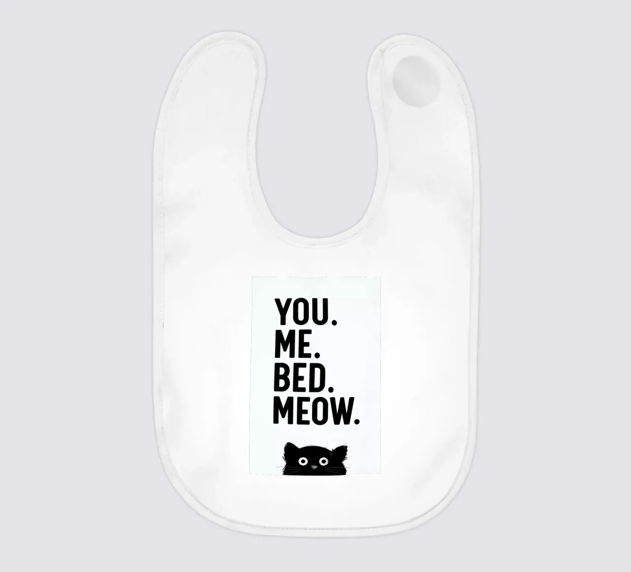Cat Meow White bavaglino da Doozal