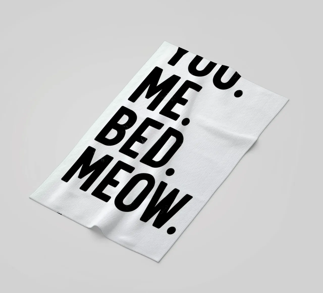 Cat Meow White telo mare da Doozal