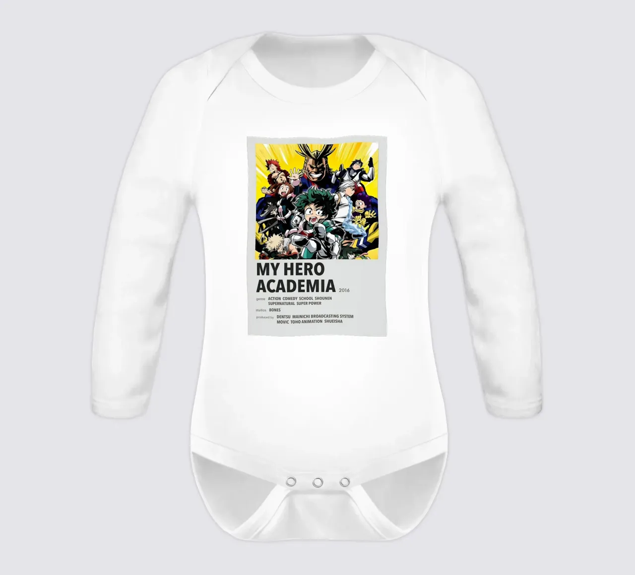 MY HERO ACADEMIA  2016 long-sleeve baby romper by Totoya