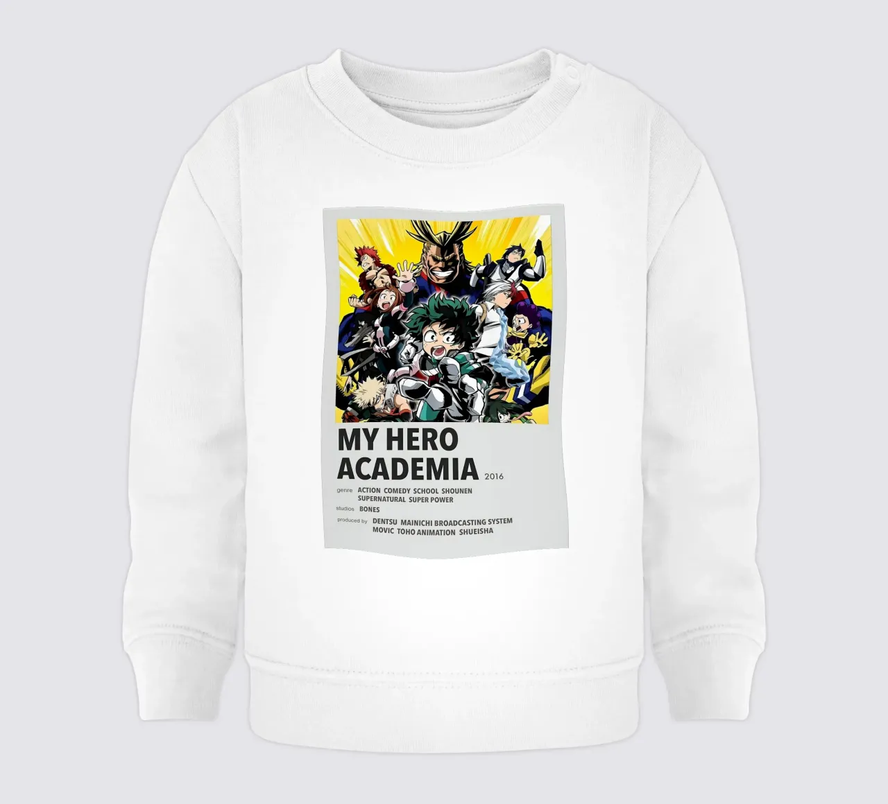 MY HERO ACADEMIA  2016 felpa neonato da Totoya