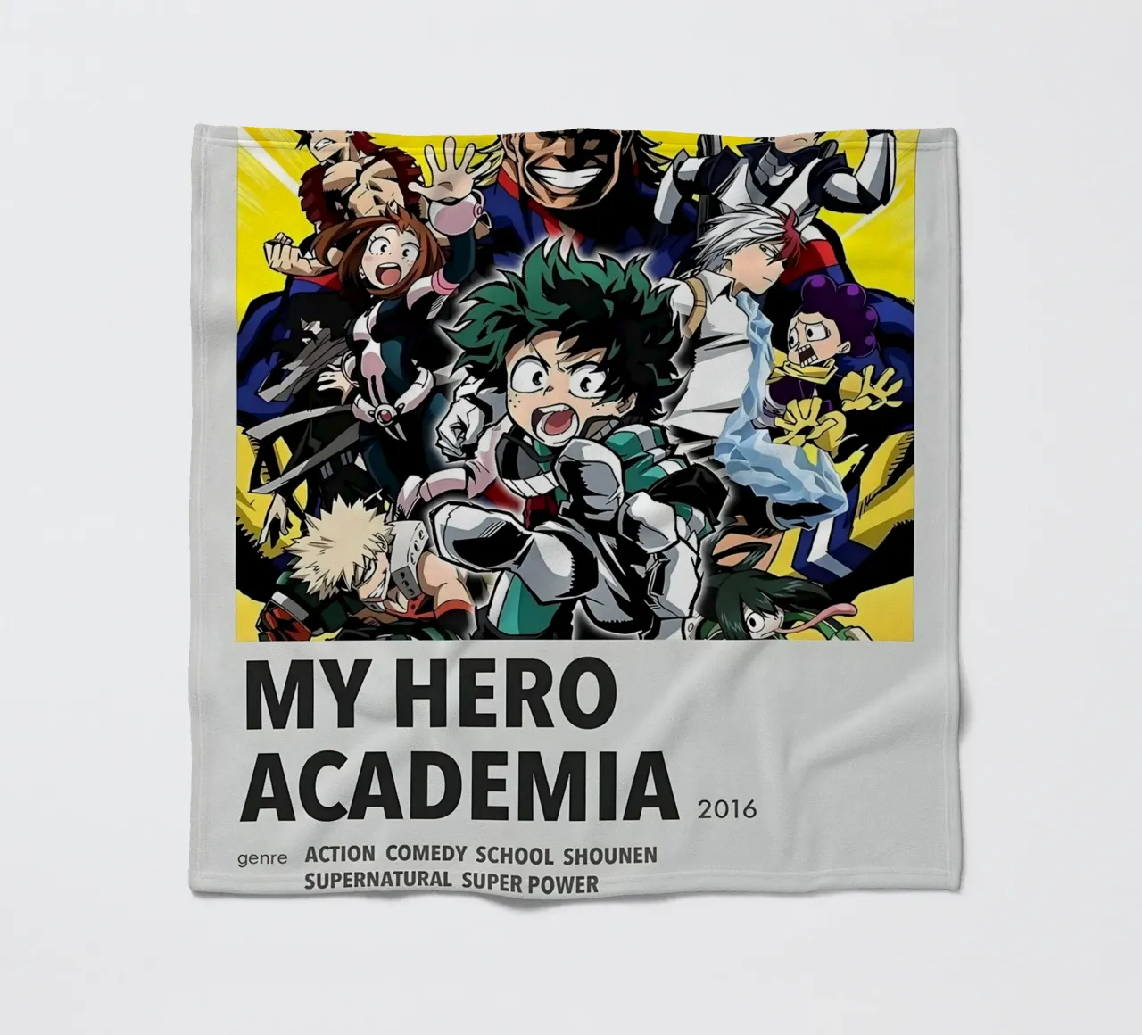 MY HERO ACADEMIA  2016 coperta in pile da Totoya