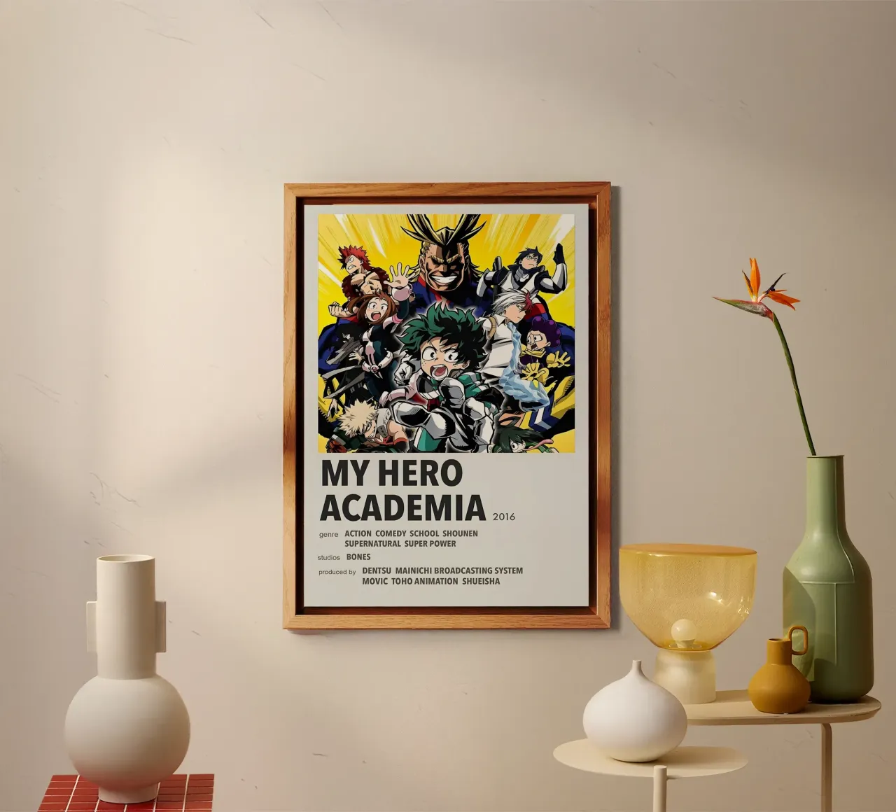 MY HERO ACADEMIA  2016 alluminio dibond da Totoya