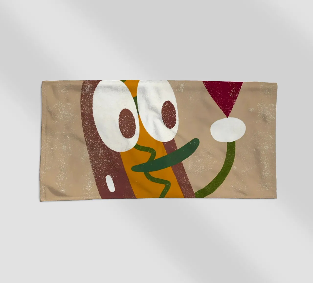 Personaggio Hot Dog Retro Pop telo mare da THE LATEST SHOP