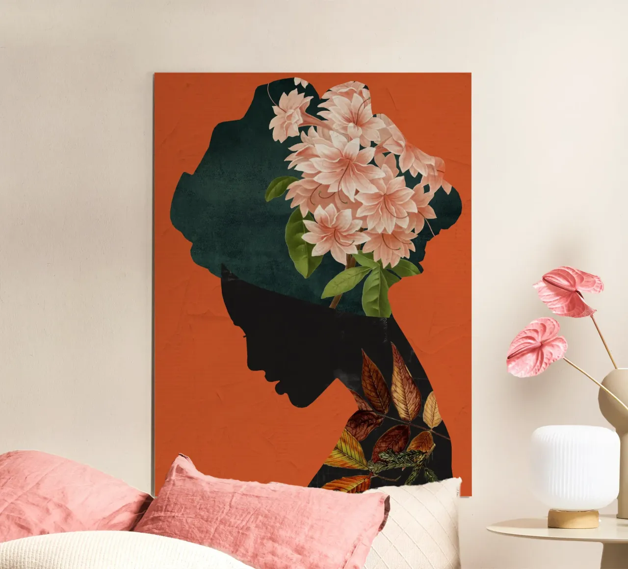 Blumiges Porträt 18 Poster von dada22