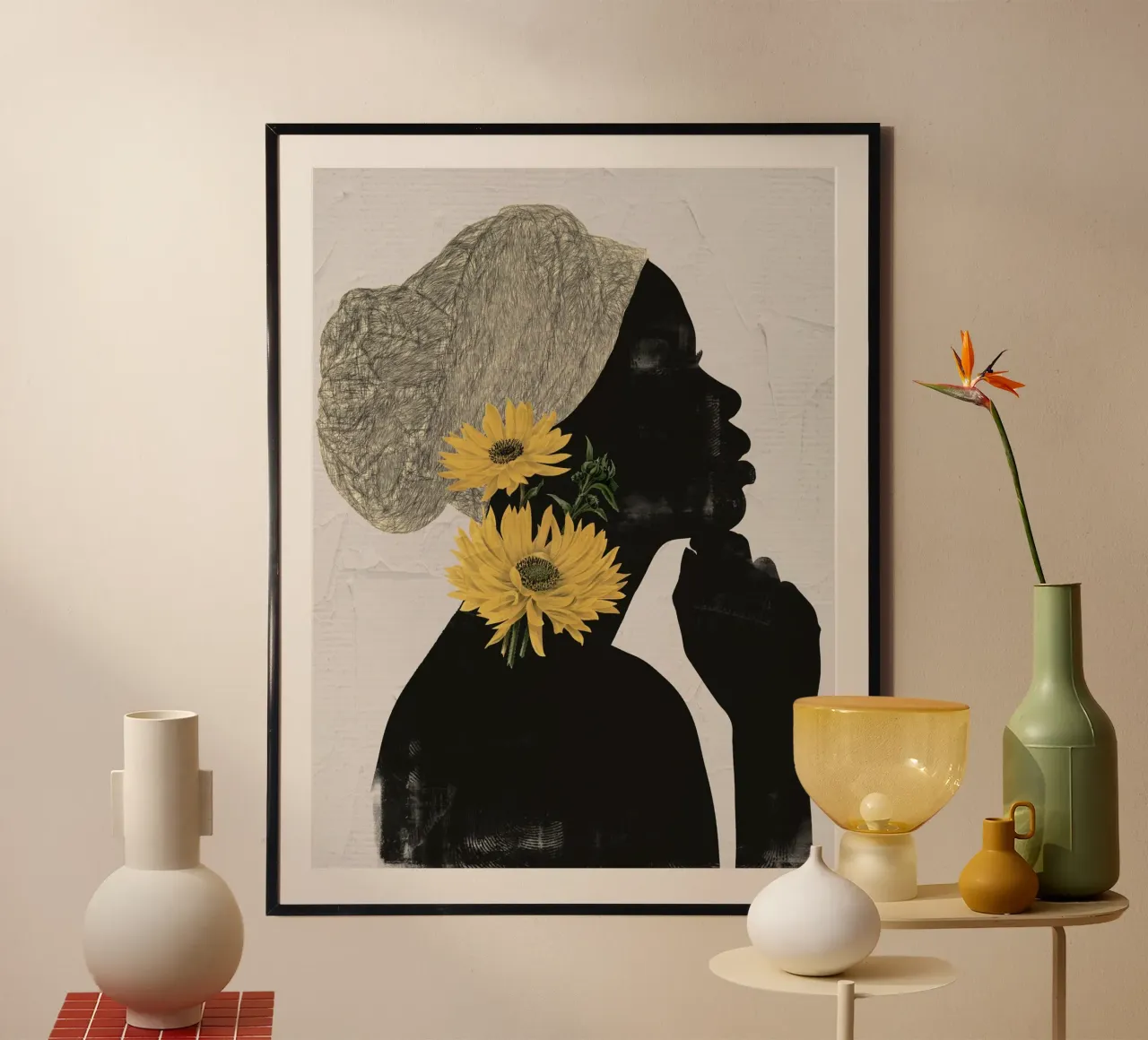 Ritratto floreale 19 poster da dada22