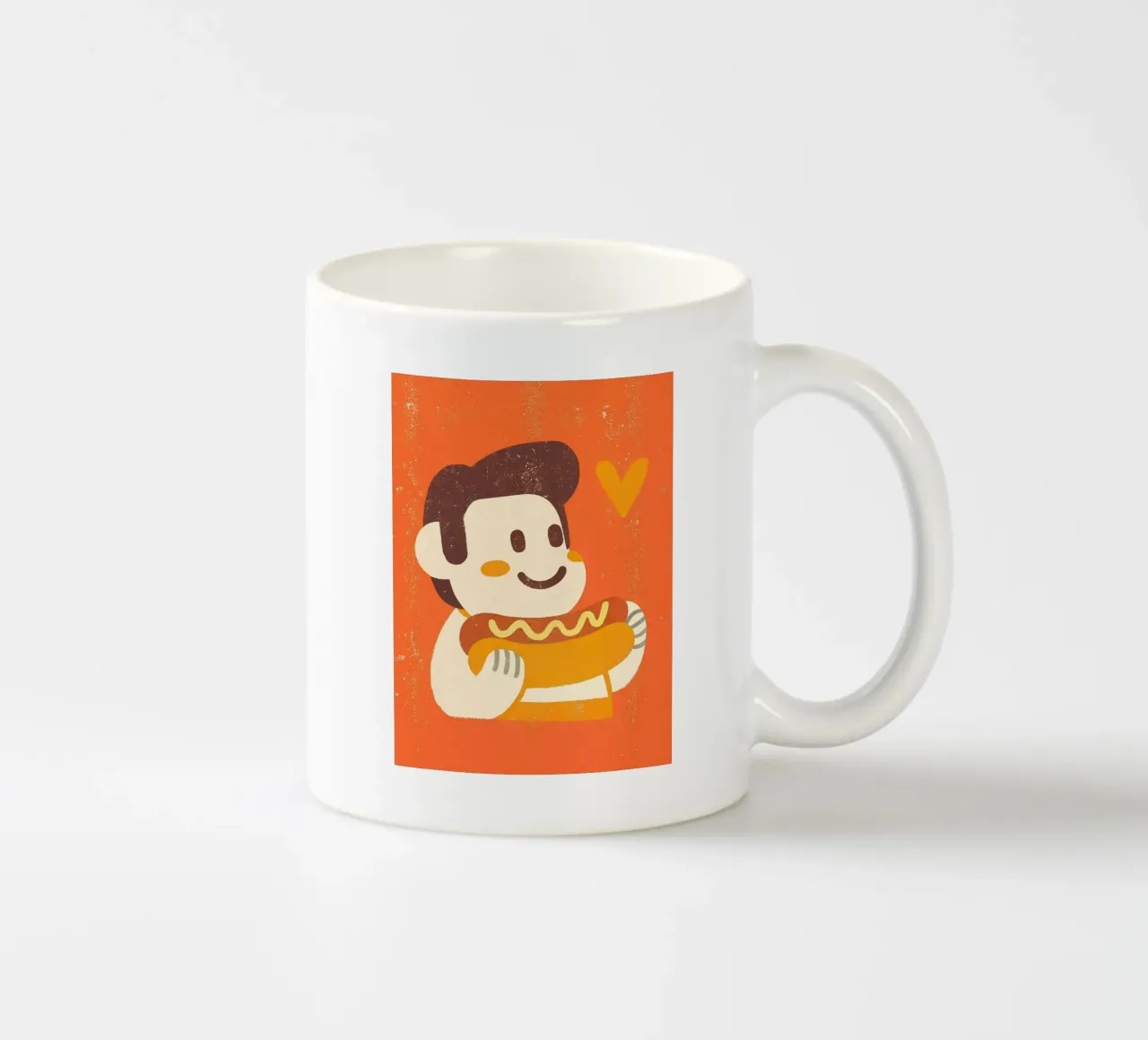 Personaggio Hot Dog Retro Pop tazza in ceramica da THE LATEST SHOP