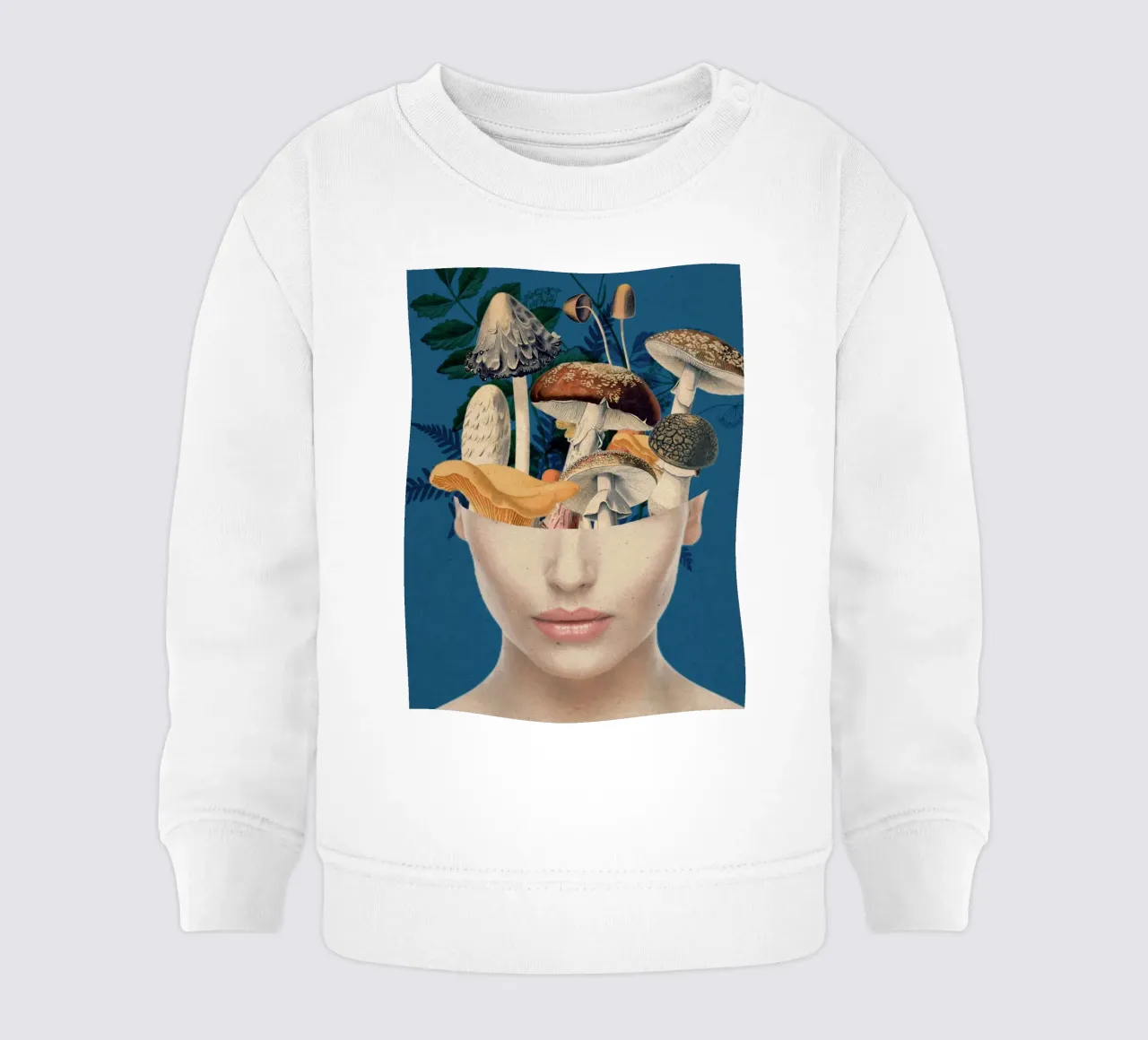 Signora dei funghi 7 felpa neonato da dada22