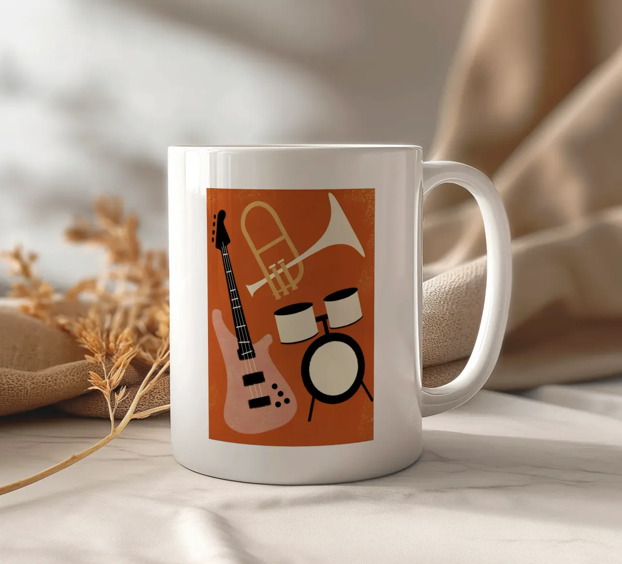 Musica pop retrò tazza in ceramica da THE LATEST SHOP