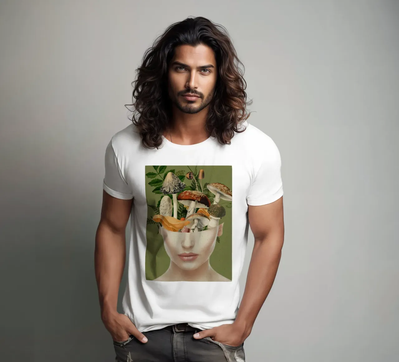 La dame aux champignons 9 t-shirt de dada22