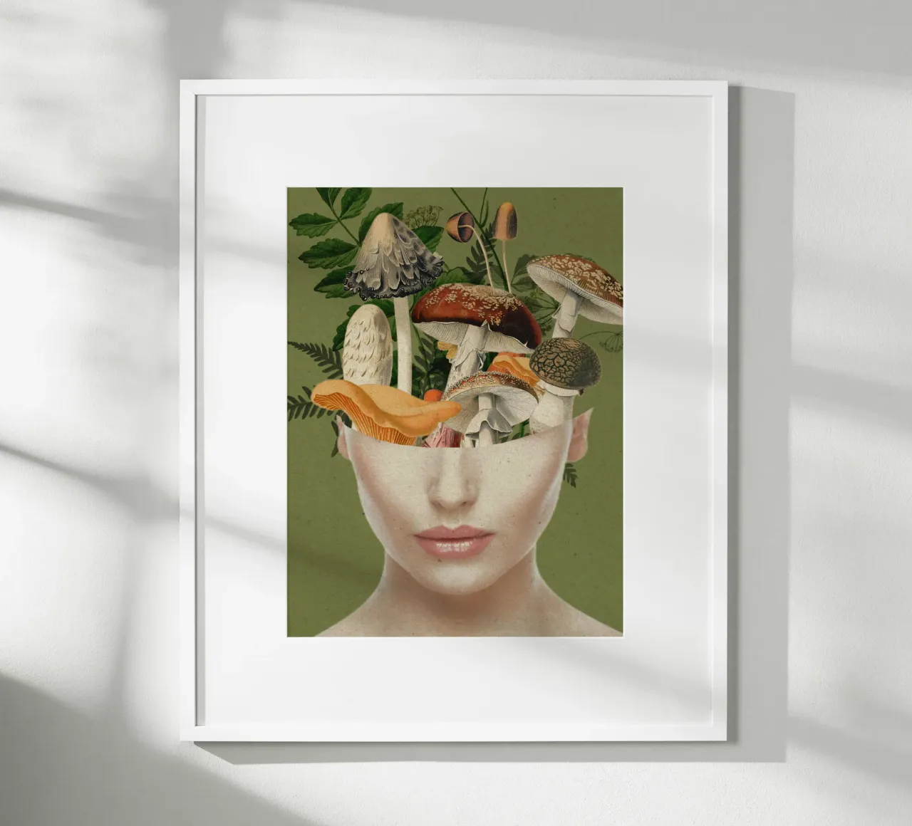 Signora dei funghi 9 poster con telaio in alluminio da dada22