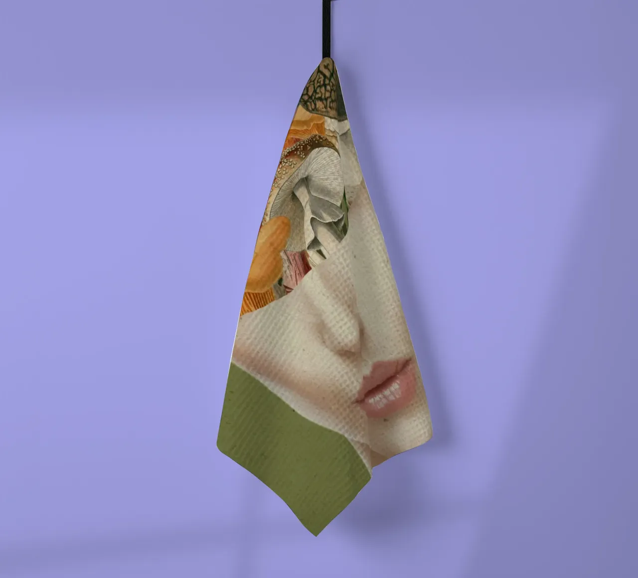La dame aux champignons 9 torchon de dada22