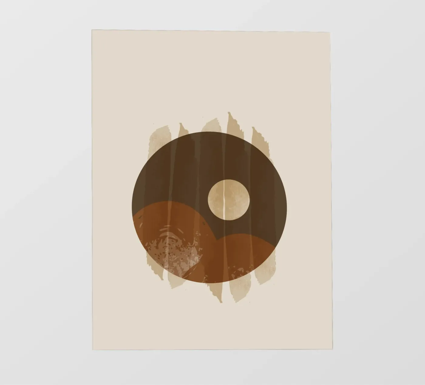 Minimalistische kunst fotobehang van 🎁 NOBELART