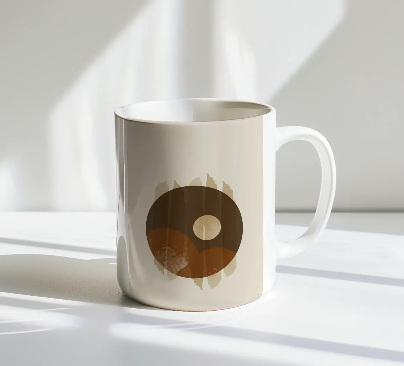 Minimalist art ceramic mug by 🎁 NOBELART