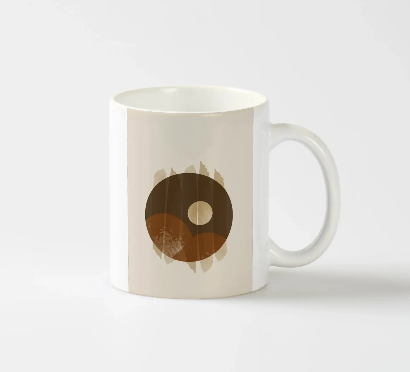 Minimalist art ceramic mug by 🎁 NOBELART