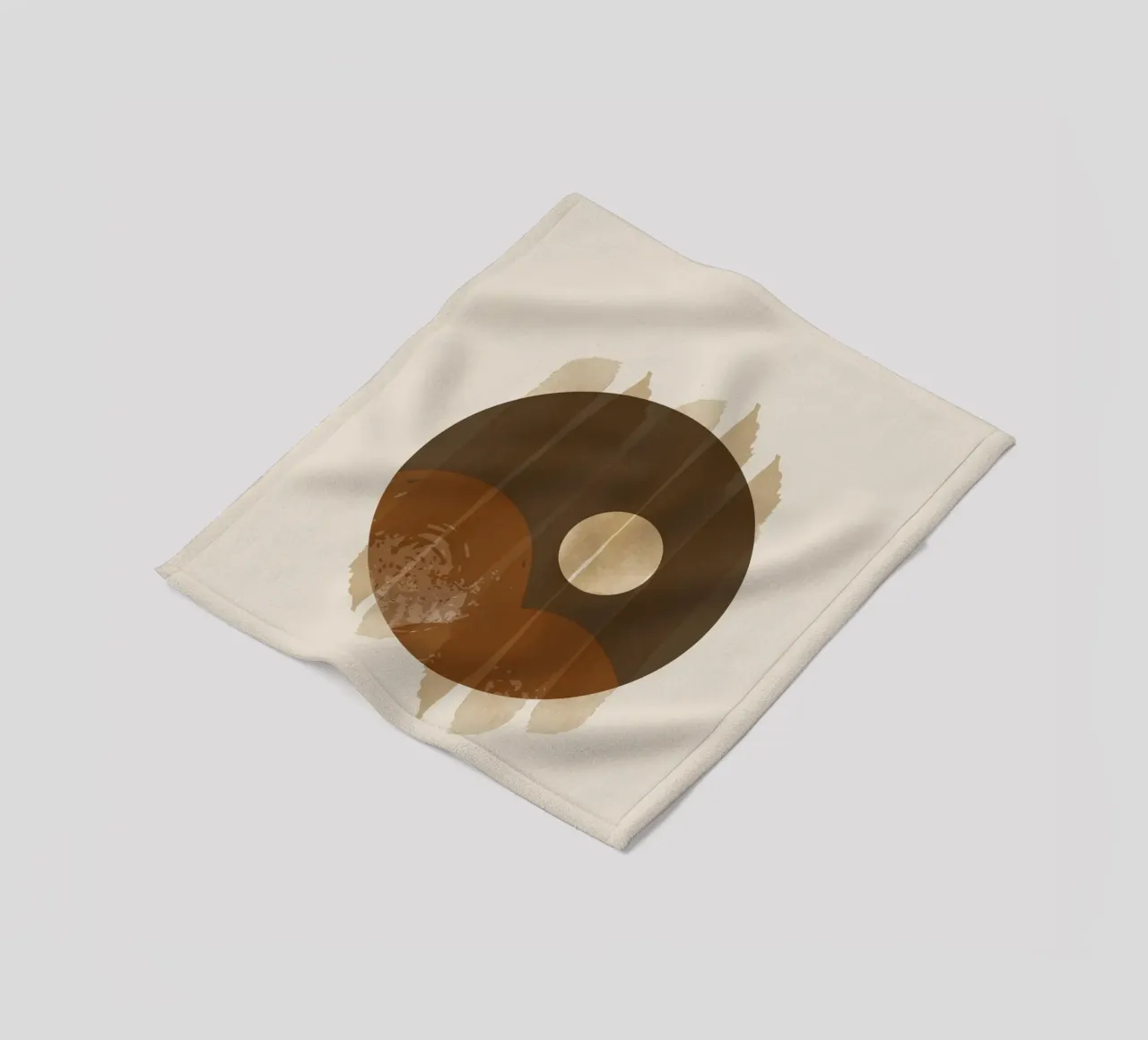 Minimalistische kunst fleecedeken van 🎁 NOBELART