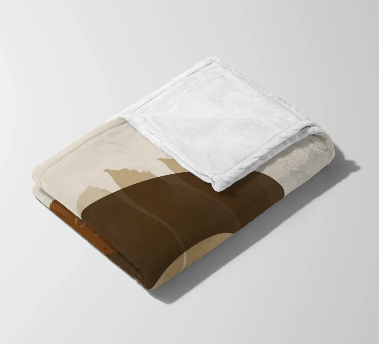 Minimalistische kunst fleecedeken van 🎁 NOBELART