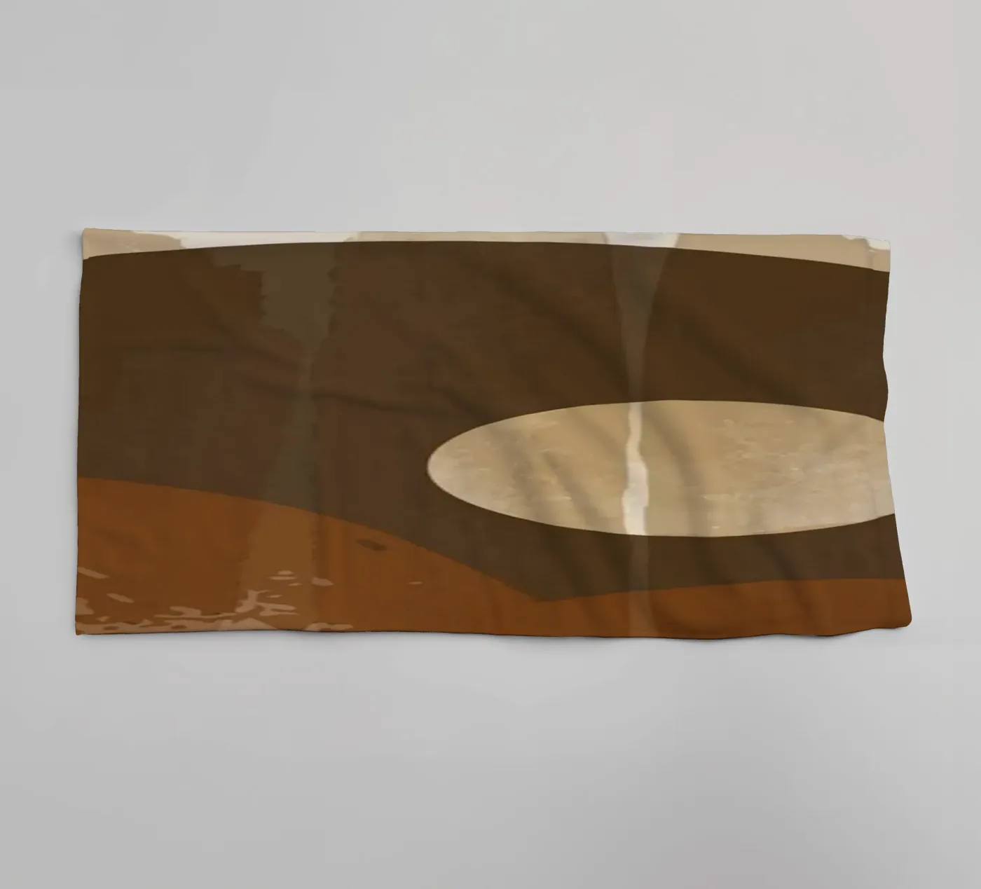 Minimalistische kunst badhanddoek van 🎁 NOBELART