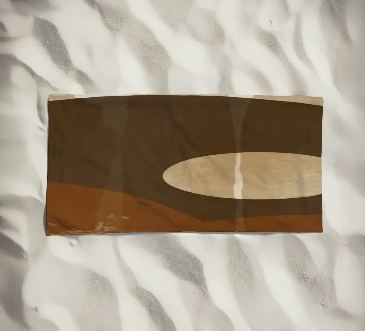 Minimalist art beach towel by 🎁 NOBELART