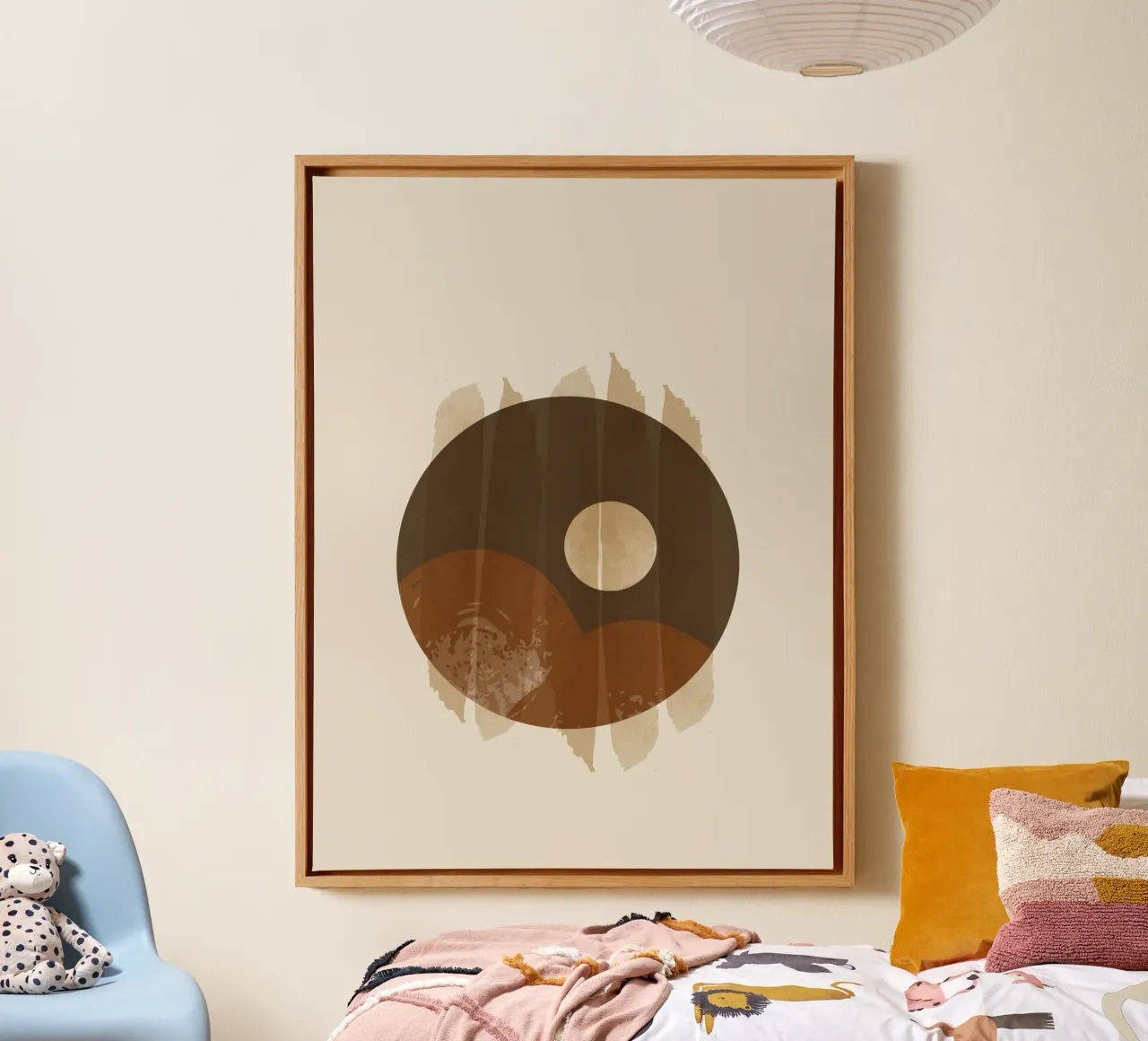Minimalist art canvas with Floater frame by 🎁 ARTVI-SHOP
