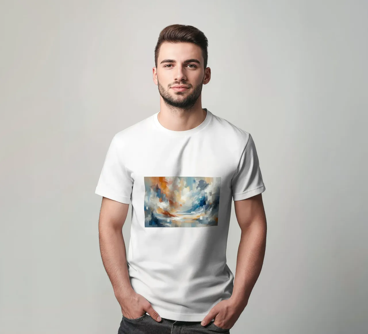 Pennellate t-shirt da Point and Art