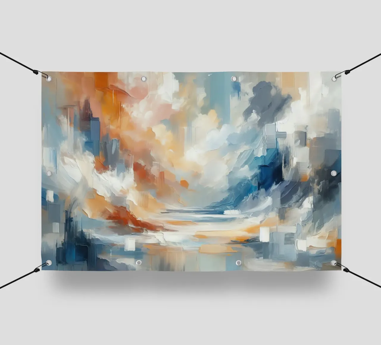 Pennellate telo in pvc da Point and Art