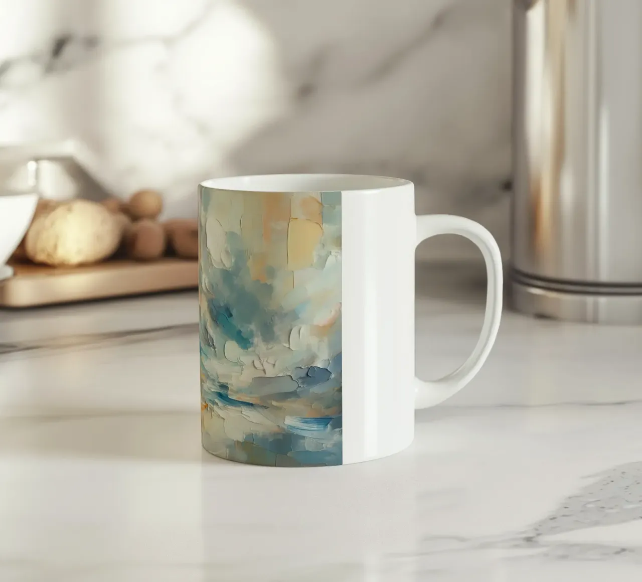 Pennellate II tazza in ceramica da Point and Art