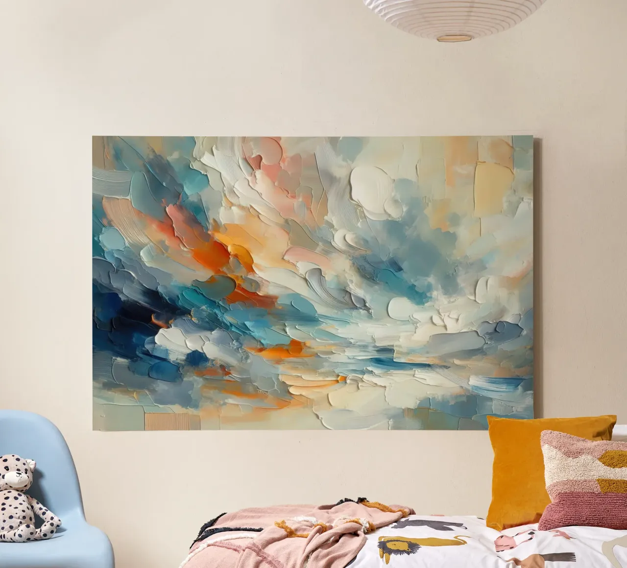 Pennellate II tela con Cornice a cassetta da 🎨 Point and Art