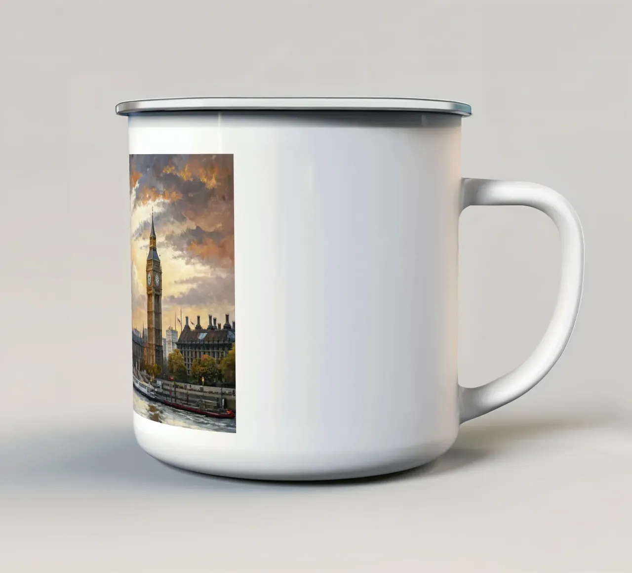 Abbazia di Westminster, Londra tazza in smalto da Point and Art
