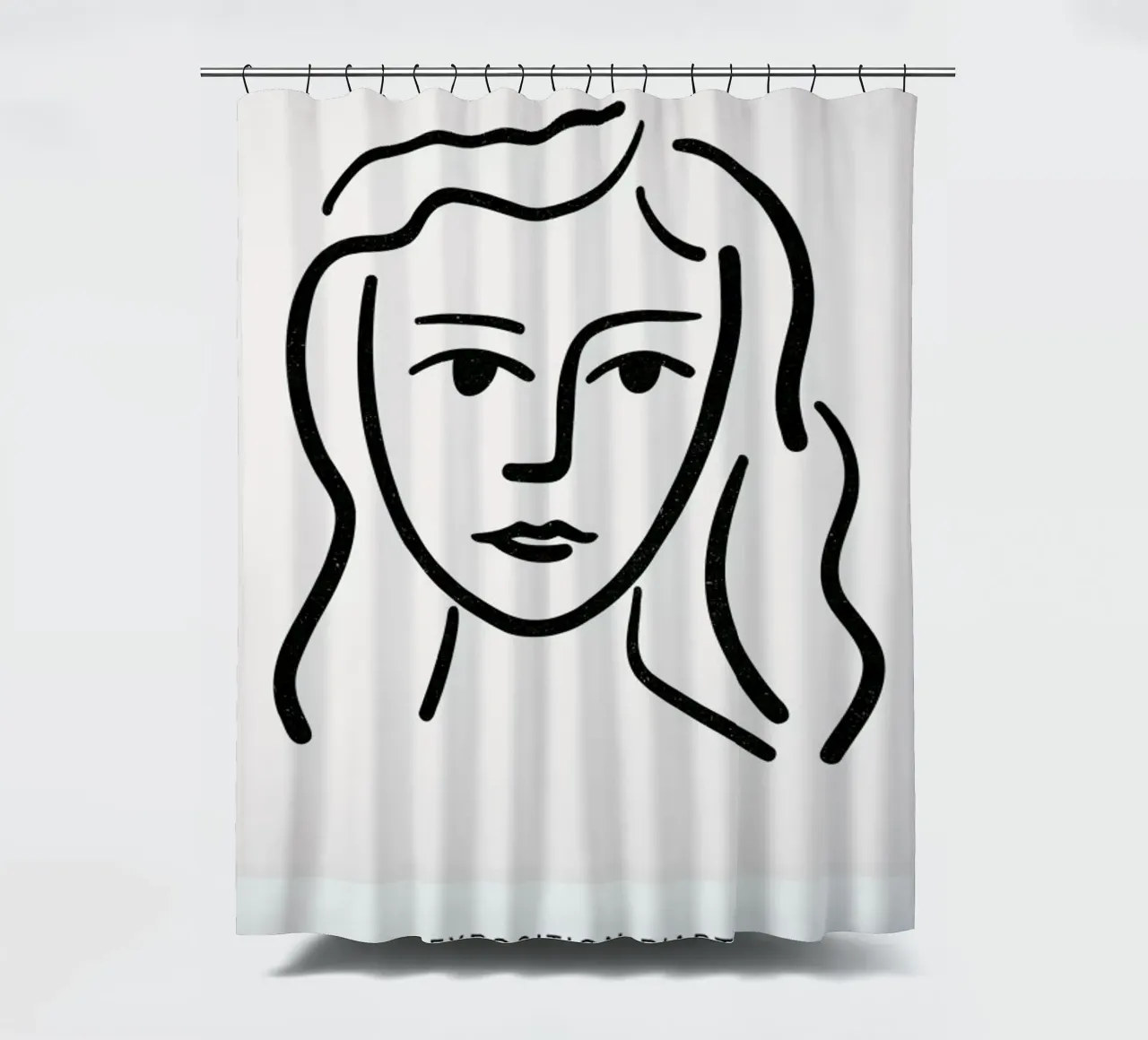 Lithograph III tenda da doccia da Graphite
