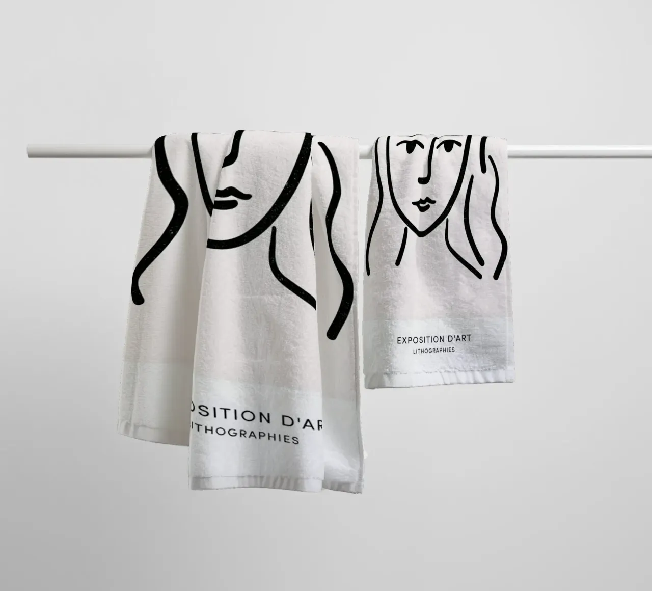 Lithograph III asciugamano da bagno da Graphite
