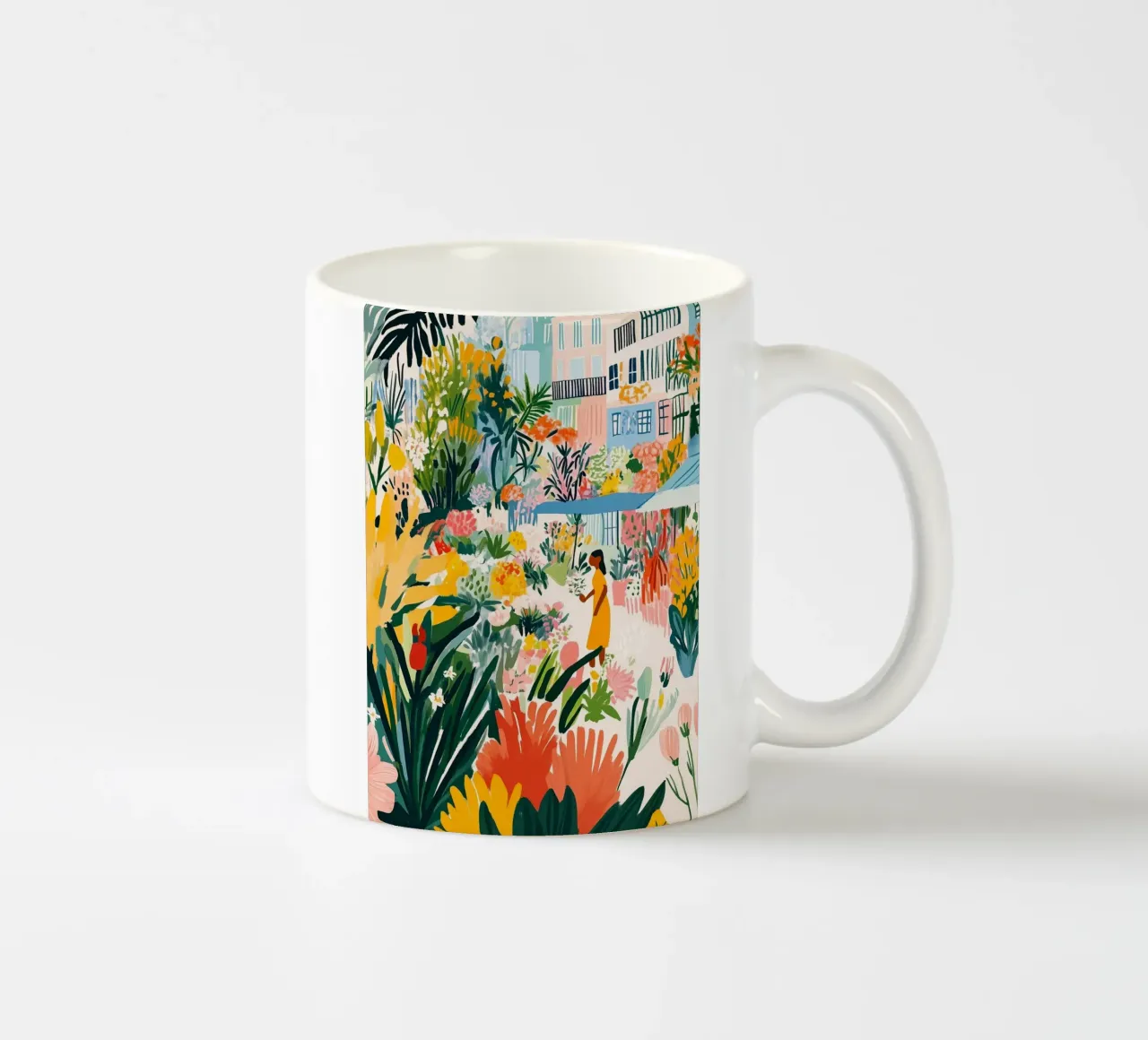 CITY OF BLOOM tazza in ceramica da Einfach Uebel