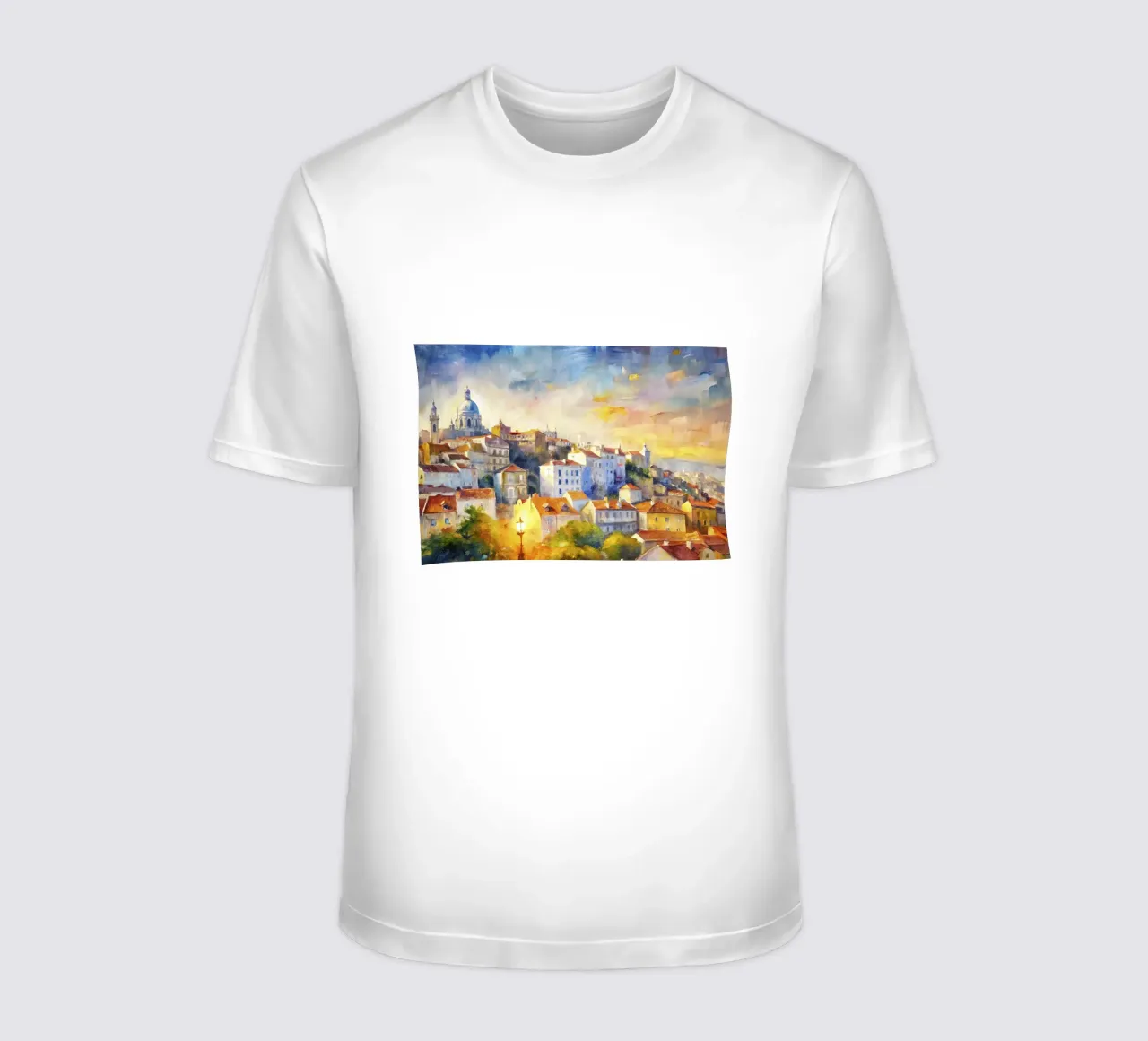 Acquerello di Lisbona t-shirt da 🎨 Point and Art