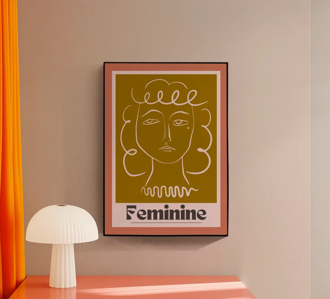 FEMININE Acryl-Glas von SMRT STUDIO