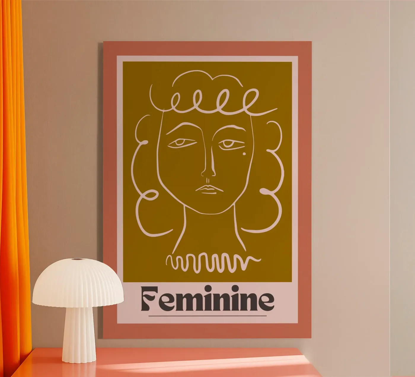FEMININE Acryl-Glas von SMRT STUDIO
