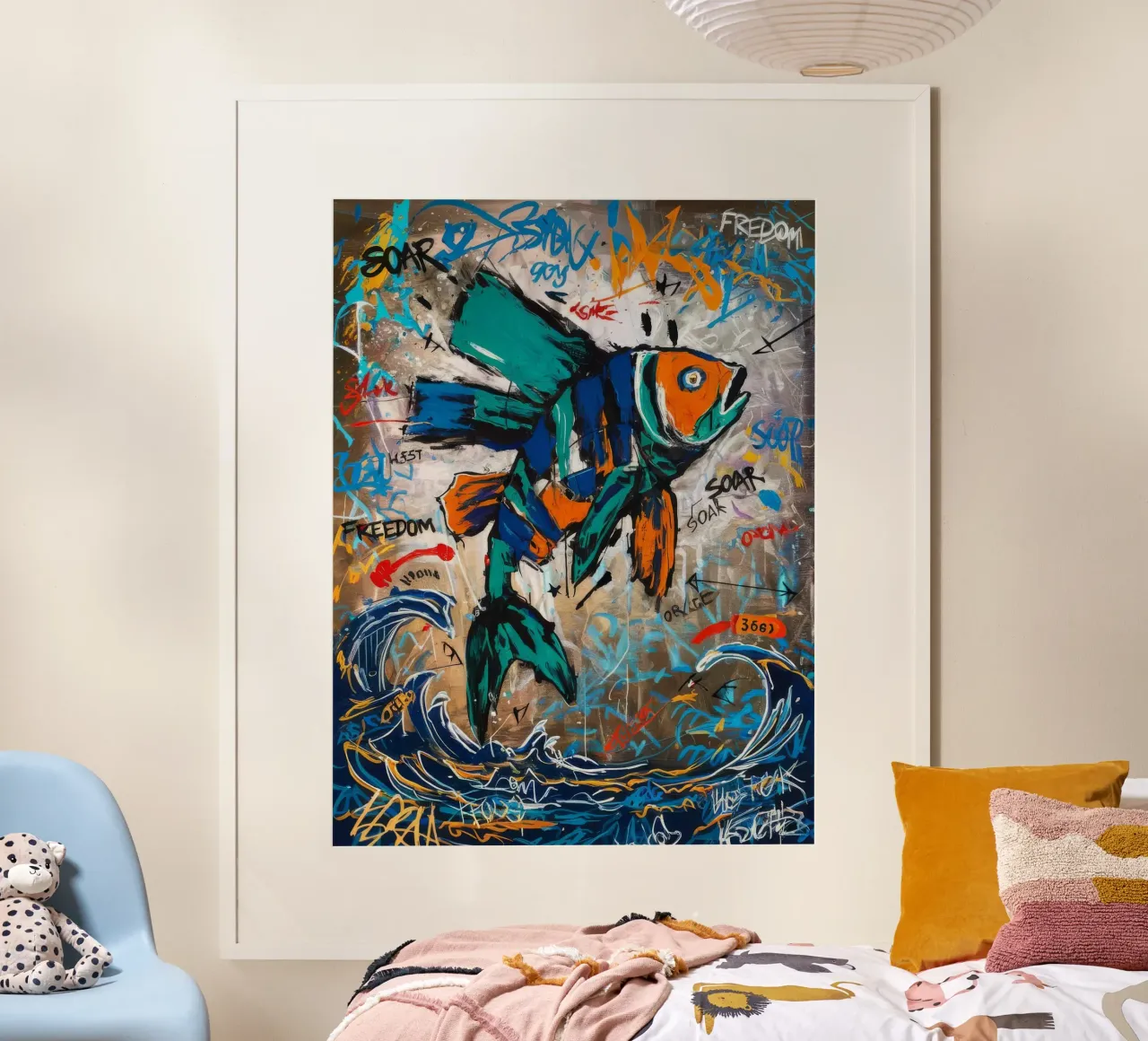 Il pesce della libertà poster da Muse Fragments