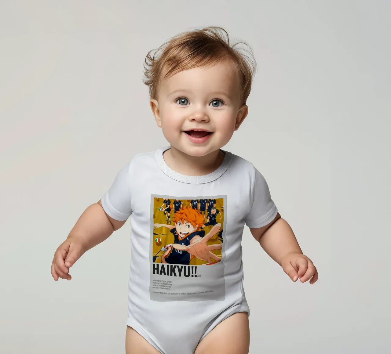 HAIKYU!! 2014 body neonato maniche corte da Totoya
