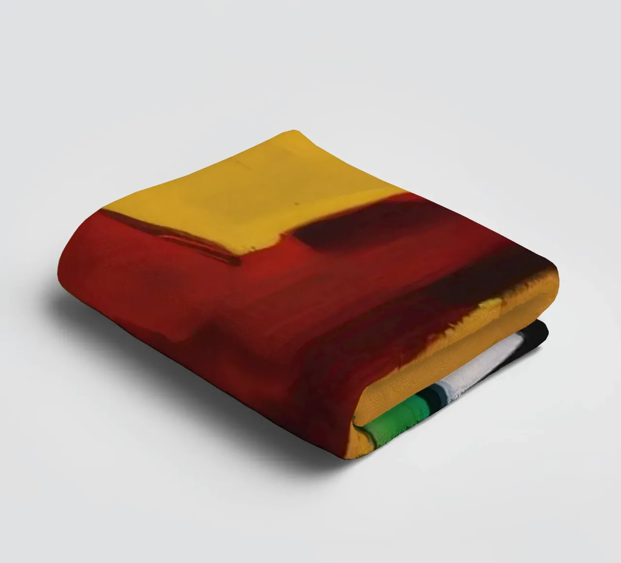 Abstract Mask Faces towel by Muse Fragments