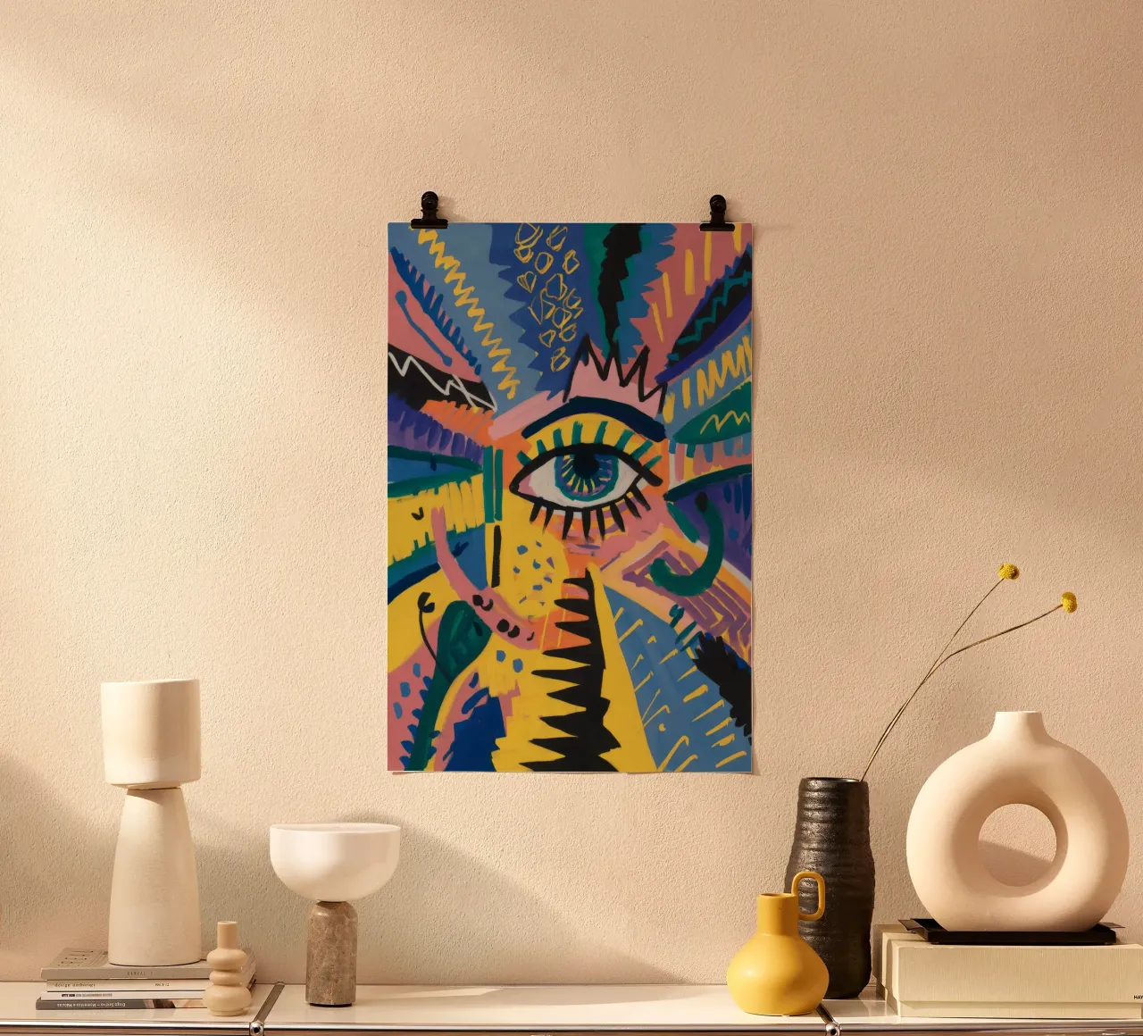 Visione dell'esplosione degli occhi poster da Muse Fragments