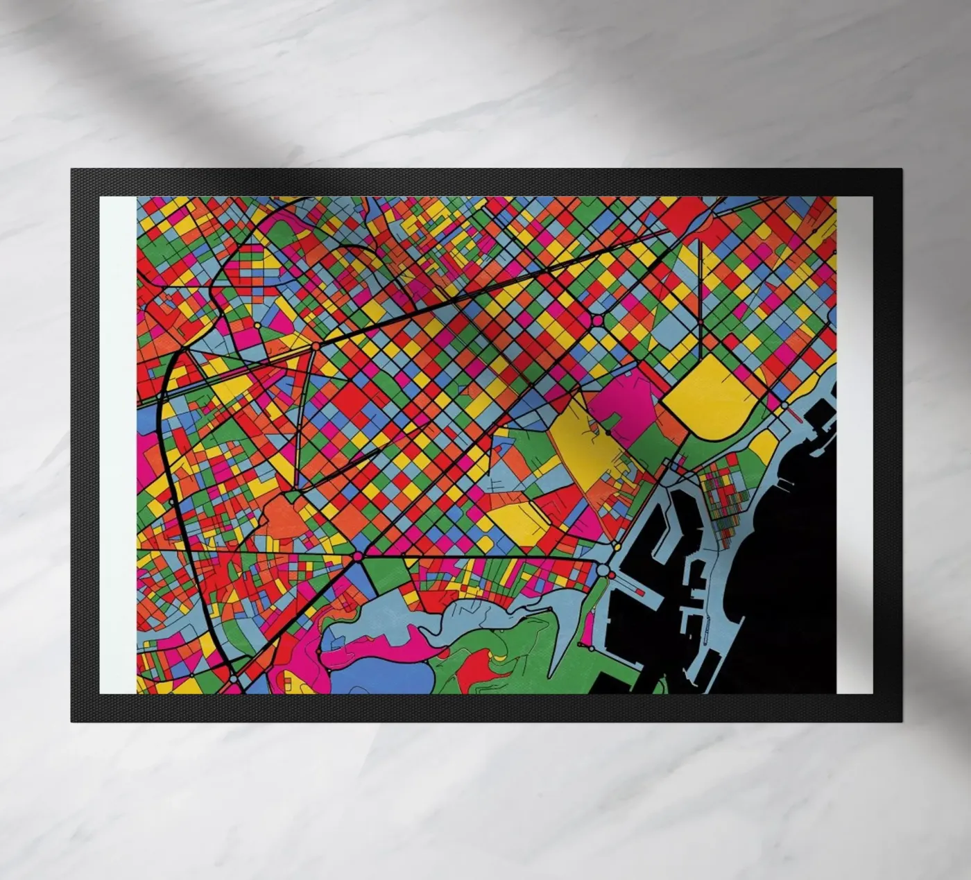 Barcelona zerbino da The Cartography Collection